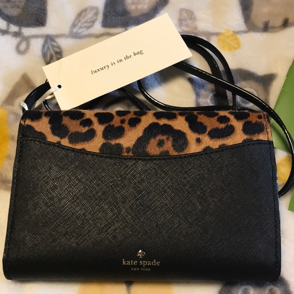 Kate Spade Leopard Run Wild Crossbody - Picture 3 of 6